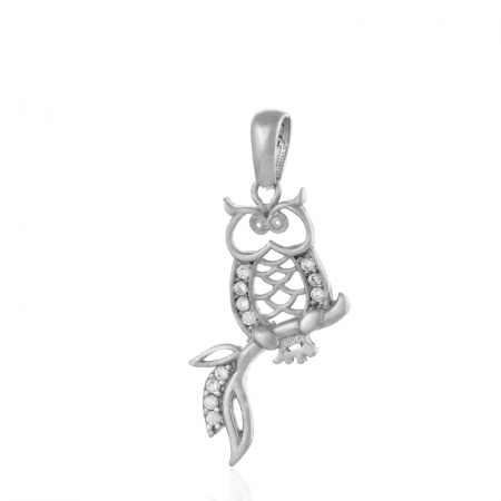 PANDANTIVE - Pandantiv din argint 925 rodiat, Piatra: cubic zirconia, Culoare: transparenta, Sonis Silver