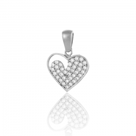 PANDANTIVE - Pandantiv din argint 925 rodiat, Piatra: cubic zirconia, Culoare: transparenta, Sonis Silver