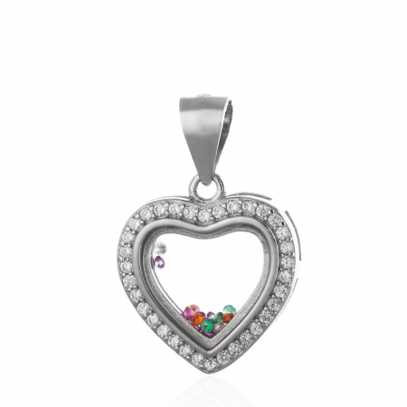 PANDANTIVE - Pandantiv din argint 925 rodiat, Piatra: cubic zirconia, Culoare: multicolor, Sonis Silver