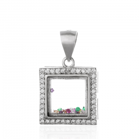 PANDANTIVE - Pandantiv din argint 925 rodiat, Piatra: cubic zirconia, Culoare: multicolor, Sonis Silver