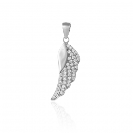 PANDANTIVE - Pandantiv din argint 925 rodiat  , Piatra : cubic zirconia , Culoare: transparenta,