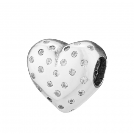 TALISMANE - Talisman din argint 925 rodiat, Piatra: cubic zirconia, Culoare: transparenta, Sonis Silver