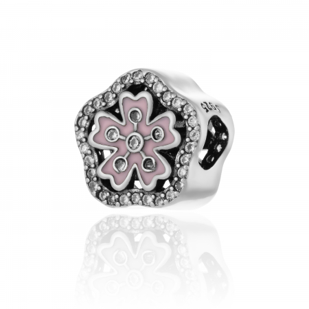 TALISMANE - Talisman  din argint 925 rodiat , Piatra : zirconia fatetata si cubic zirconia ,