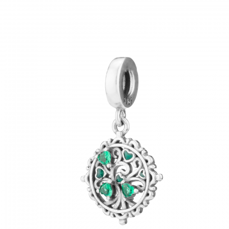 Talisman din argint 925 rodiat, Piatra: zirconia fatetata color si cubic zirconia, Sonis Silver [0]