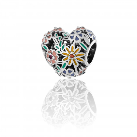 TALISMANE - Talisman pentru bratara din argint 925 rodiat, Piatra: cubic zirconia, Culoare: multicolor, Sonis Silver