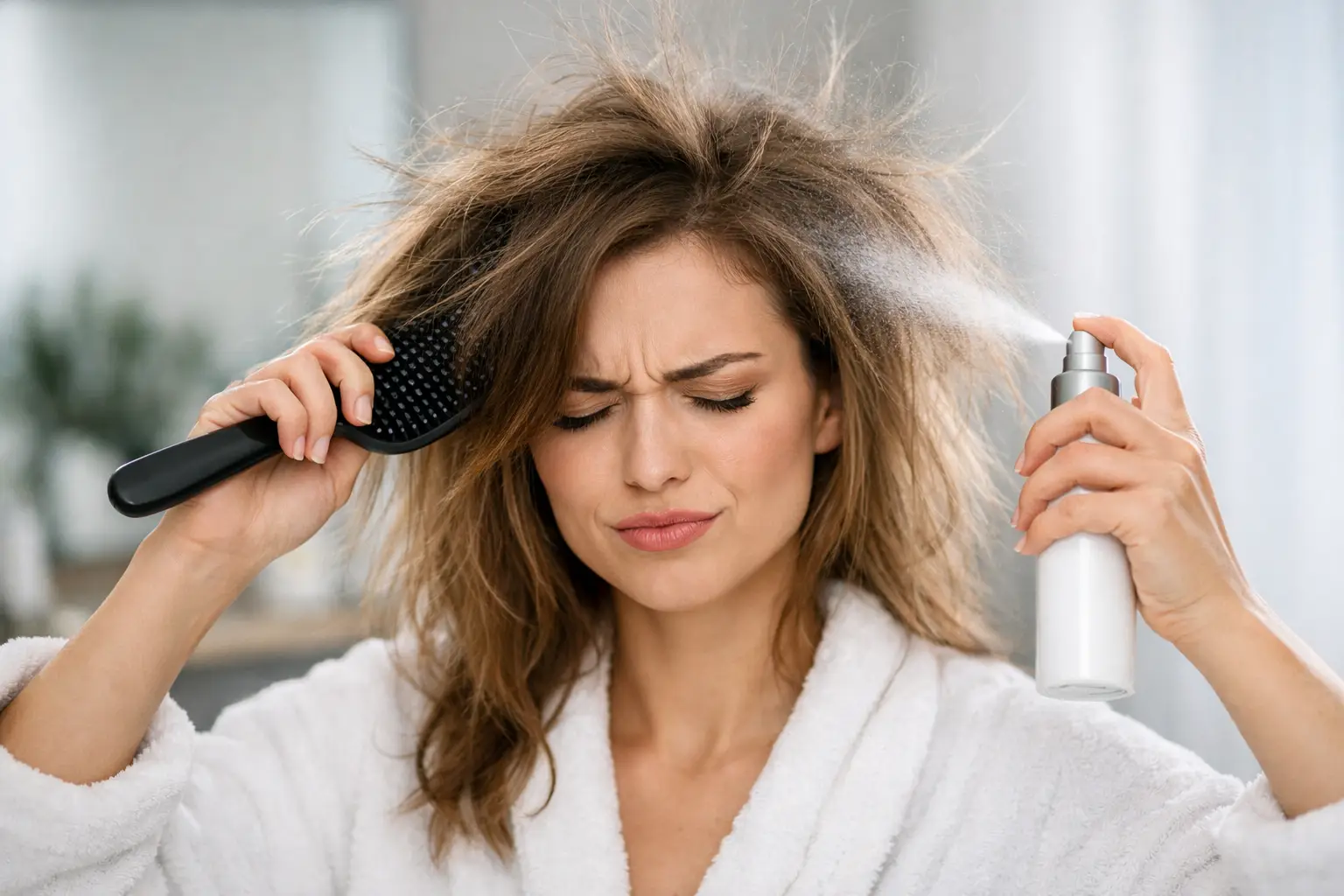 Cum scapi de păr electrizat rapid și eficient