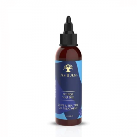 Curly Hair Care - As I Am Dry & Itchy oil for dry and itchy scalp - with olive oil, peppermint and tea tree