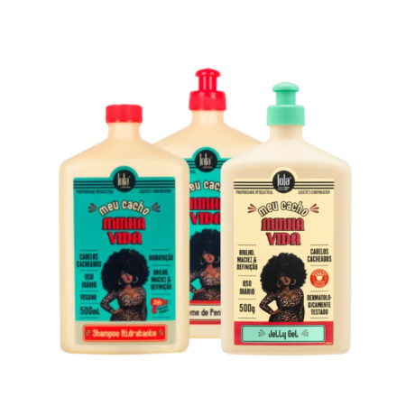 Set Cadou - Crema Amplificatoare de Bucle + Gel + Sampon Hidratant Set Par Cret si Ondulat