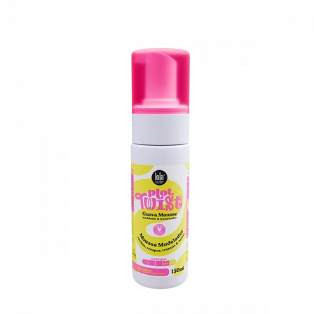 Curly and Wavy Hair - Lola from Rio Guava Butter Curl Defining Mousse - Strong Hold, volume and thermal protection | Plot Twist 150g