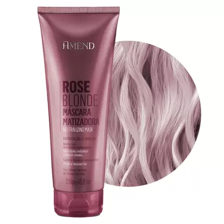 Masca Nuantatoare Roz pentru Par Blond Rose Blonde [1]