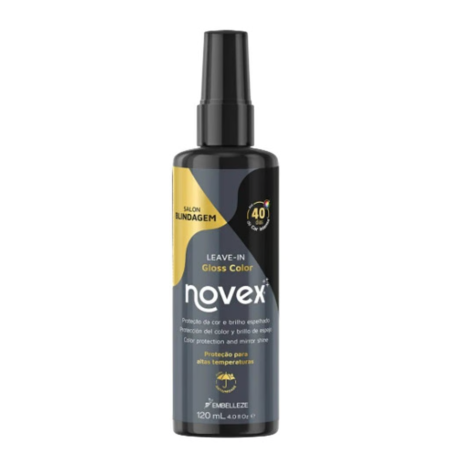 Novex Salon Blindagem Gloss Color Leave-In 120 ml pentru păr vopsit cu protecție termică și efect de gloss [1]