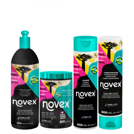 Gift Set - Mystic Black Curly Hair Care Set Novex