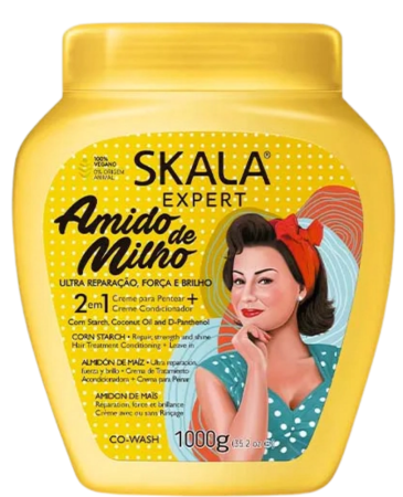 Hidratare - Skala Amido de Milho - Cremă Hidratantă 2 în 1 Mască și Leave In