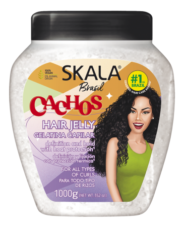 Par Cret si Ondulat - Gel Skala Cachos pentru fixarea părului creț și ondulat pentru definirea buclelor 1kg