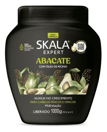 Hidratare - Skala Expert Abacate - Cremă Hidratantă 3 în 1 pentru păr creț Mască și Co-Wash