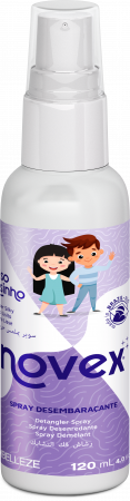 For Kids - Novex Silky Smooth Kids Detangling Spray - Rinse-Free with Coconut Water and Lavender, from 3 Years