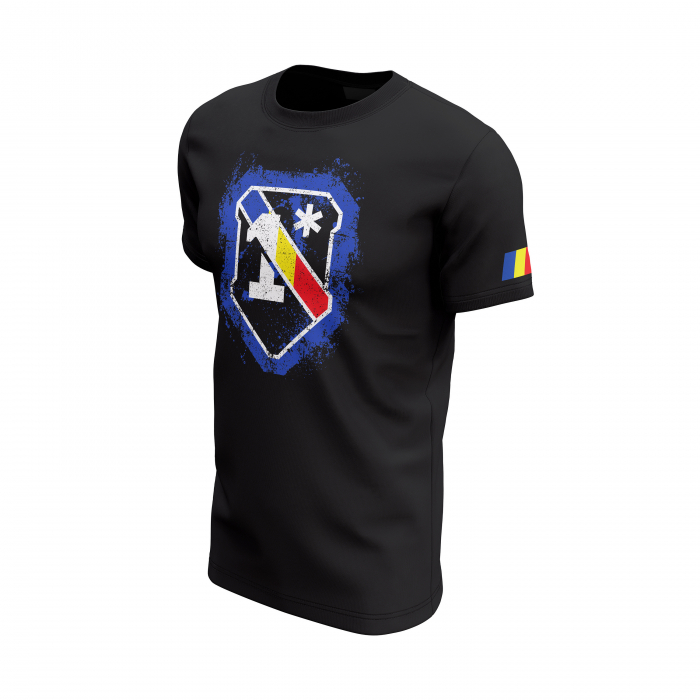 1* - Tricou Premium din Bumbac 100%, 190 GSM, Pre-Micșorat - Negru [3]