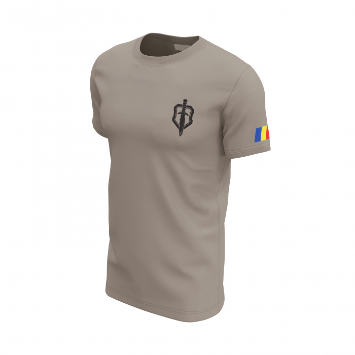 Asigură-ți Spatele - Tricou Premium din Bumbac 100%, 190 GSM, Pre-Micșorat - Zinc [3]