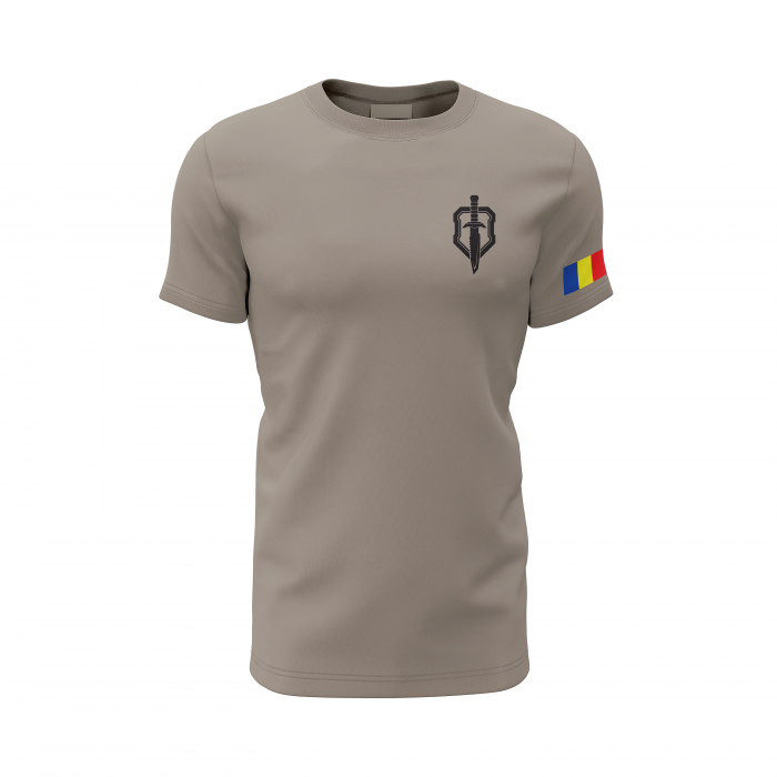 Asigură-ți Spatele - Tricou Premium din Bumbac 100%, 190 GSM, Pre-Micșorat - Zinc [2]