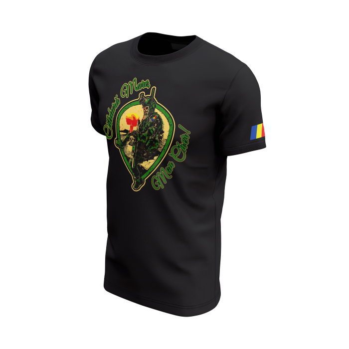 Căldură Mare, Mon Cher! - Tricou Premium din Bumbac 100%, 190 GSM, Pre-Micșorat - Negru [3]