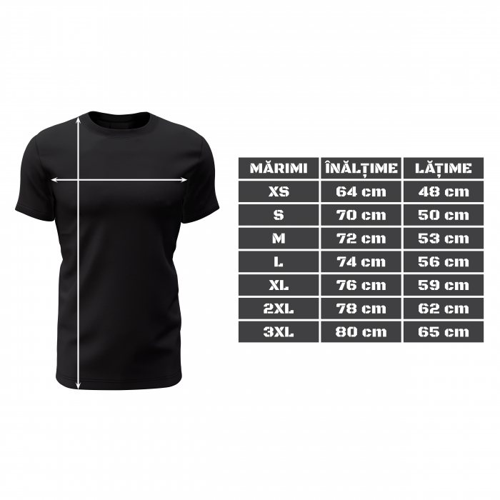 Craniu în Camuflaj Albastru - Tricou Premium din Bumbac 100%, 190 GSM, Pre-Micșorat - Negru [5]