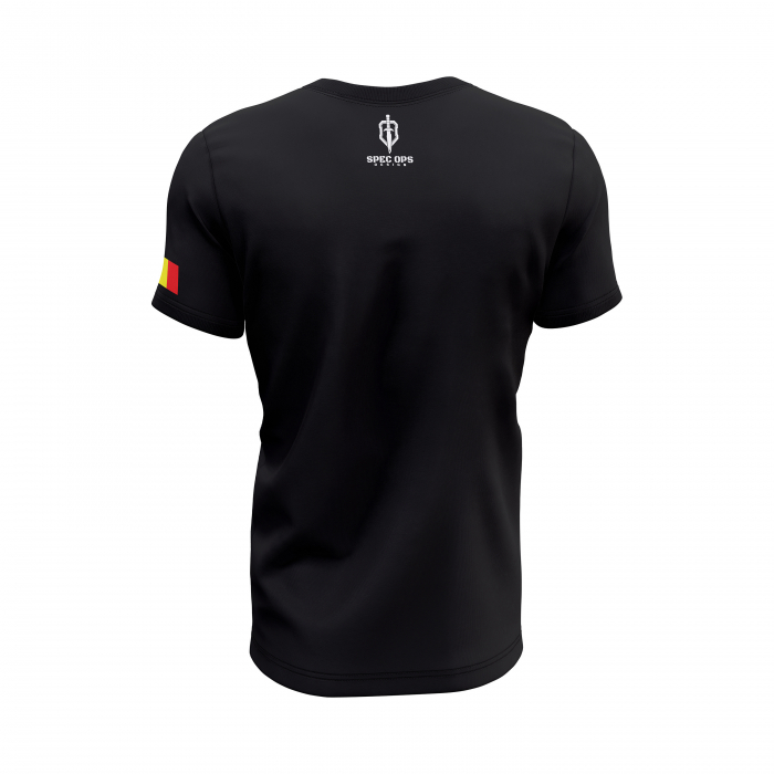 Craniu în Camuflaj Junglă - Tricou Premium din Bumbac 100%, 190 GSM, Pre-Micșorat - Negru [4]