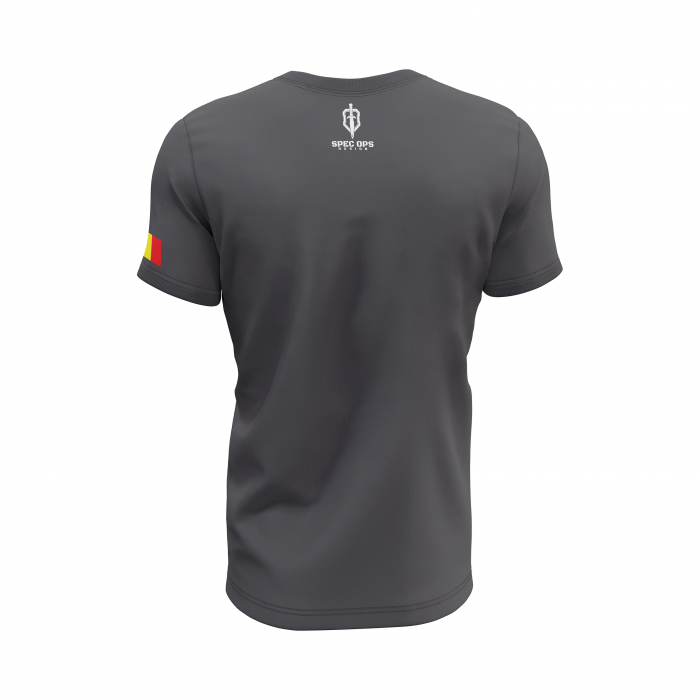 Emblema Spec Ops - Tricou Premium din Bumbac 100%, 190 GSM, Pre-Micșorat - Gri Închis [4]