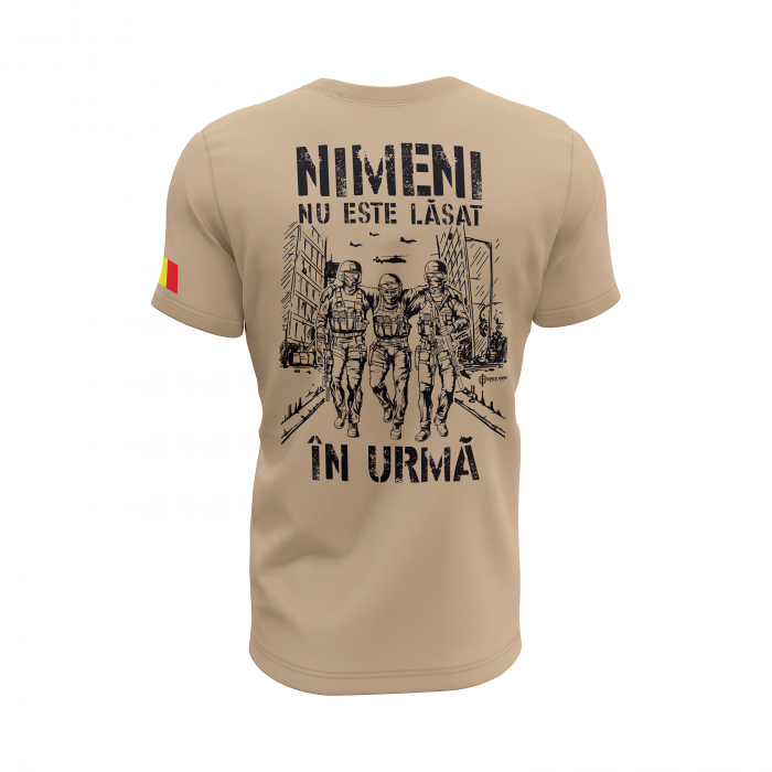 Forțe Speciale - Căutare şi Salvare - Tricou Premium din Bumbac 100%, 190 GSM, Pre-Micșorat - Crem [4]