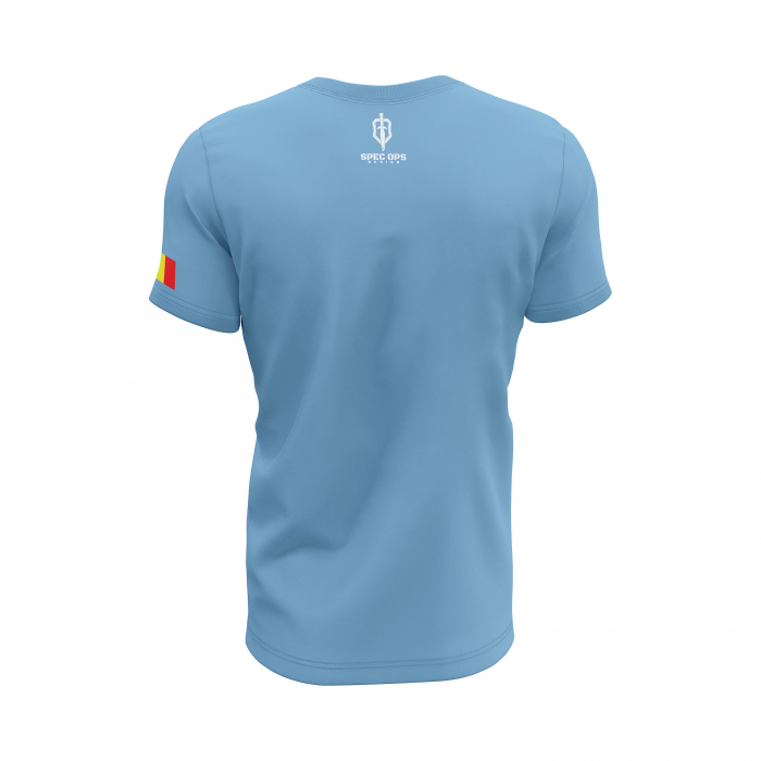 Forţele Aeriene - Tricou Premium din Bumbac 100%, 190 GSM, Pre-Micșorat - Albastru Deschis [4]