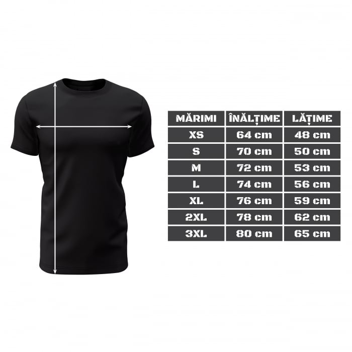 Forțele Române pentru Operații Speciale  - Tricou Premium din Bumbac 100%, 190 GSM, Pre-Micșorat - Negru [5]