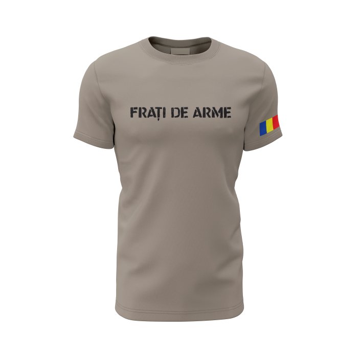 Frați de Arme "Craniu" - Tricou Premium din Bumbac 100%, 190 GSM, Pre-Micșorat - Zinc [2]