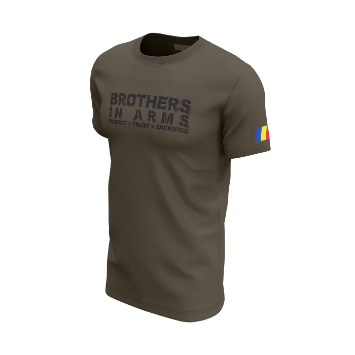 Frați de Arme - Tricou Premium din Bumbac 100%, 190 GSM, Pre-Micșorat - Army [3]