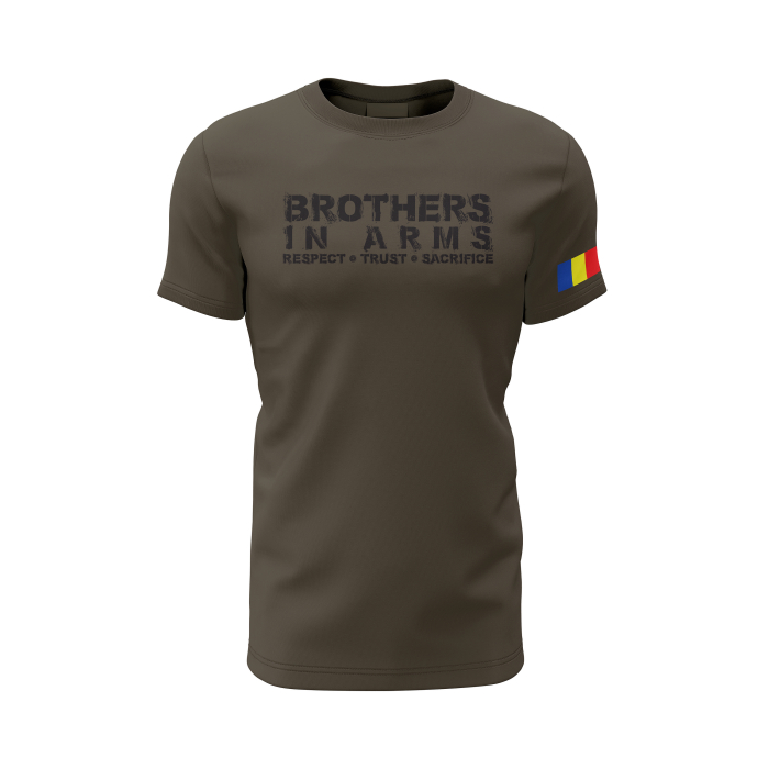 Frați de Arme - Tricou Premium din Bumbac 100%, 190 GSM, Pre-Micșorat - Army [2]