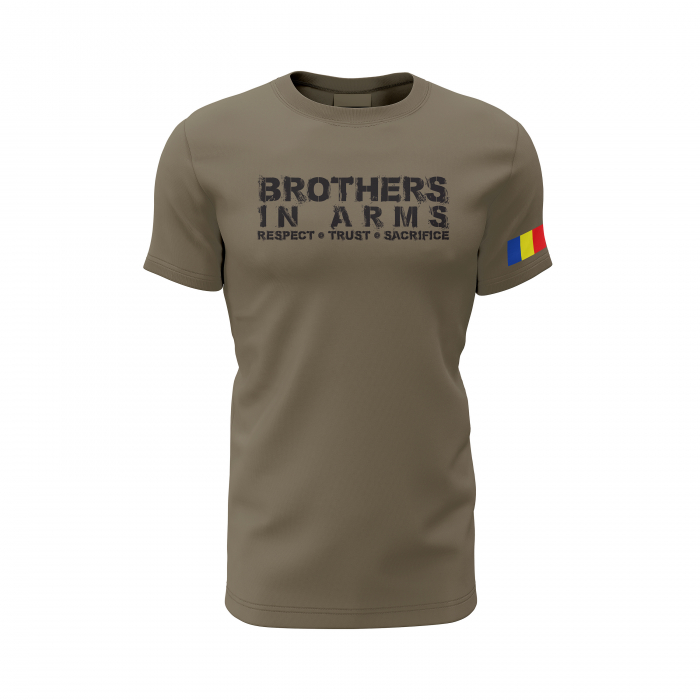 Frați de Arme - Tricou Premium din Bumbac 100%, 190 GSM, Pre-Micșorat - Army [2]