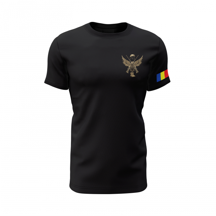În Memoria - Tricou Premium din Bumbac 100%, 190 GSM, Pre-Micșorat - Negru [2]