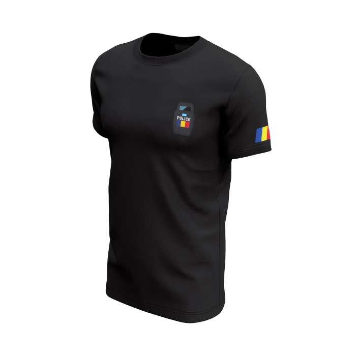 Intervenție şi Acțiuni Speciale - Tricou Premium din Bumbac 100%, 190 GSM, Pre-Micșorat - Negru [3]