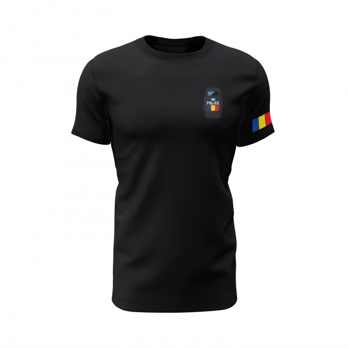 Intervenție şi Acțiuni Speciale - Tricou Premium din Bumbac 100%, 190 GSM, Pre-Micșorat - Negru [2]