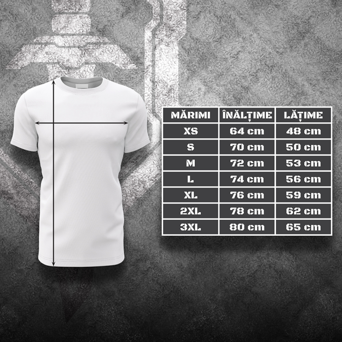 Romanian Veteran - Tricou Premium din Bumbac 100%, 190 GSM, Pre-Micșorat - Negru [5]