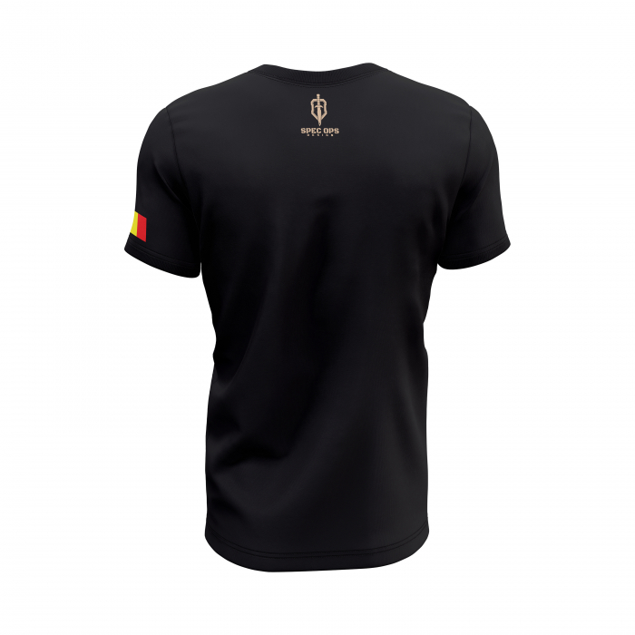 Echipa de Airsoft - Tricou Premium din Bumbac 100%, 190 GSM, Pre-Micșorat - Negru [4]