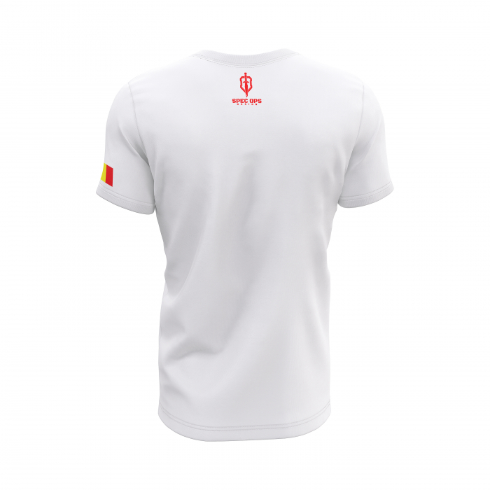 Respect pentru Salvatori - Tricou Premium din Bumbac 100%, 190 GSM, Pre-Micșorat - Alb [4]