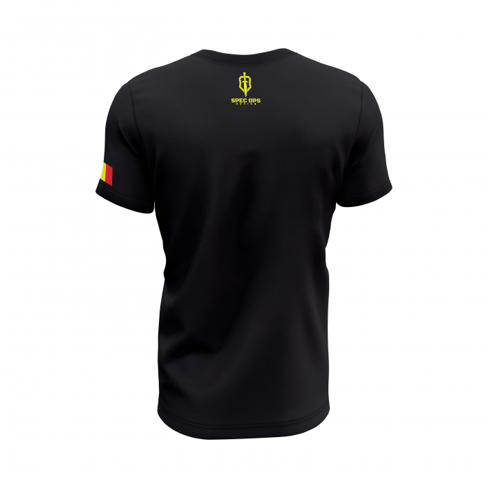 Respect pentru Salvatori - Tricou Premium din Bumbac 100%, 190 GSM, Pre-Micșorat - Negru [4]