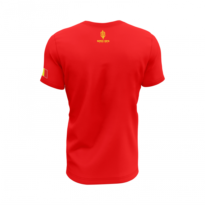 Respect pentru Salvatori - Tricou Premium din Bumbac 100%, 190 GSM, Pre-Micșorat - Roşu [4]