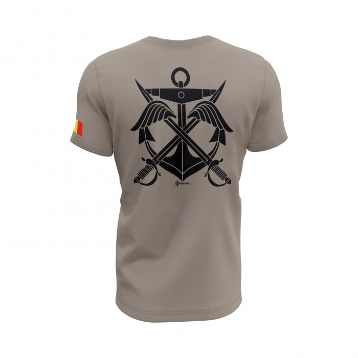 Veteran al Forțelor Armate Române - Tricou Premium din Bumbac 100%, 190 GSM, Pre-Micșorat - Zinc [4]