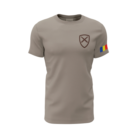 Artilerie Terestră - Tricou Premium din Bumbac 100%, 190 GSM, Pre-Micșorat - Zinc [1]