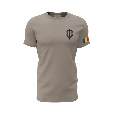 Asigură-ți Spatele - Tricou Premium din Bumbac 100%, 190 GSM, Pre-Micșorat - Zinc [1]