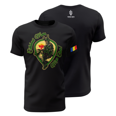 Operaţii Speciale - Căldură Mare, Mon Cher! - Tricou Premium din Bumbac 100%, 190 GSM, Pre-Micșorat - Negru