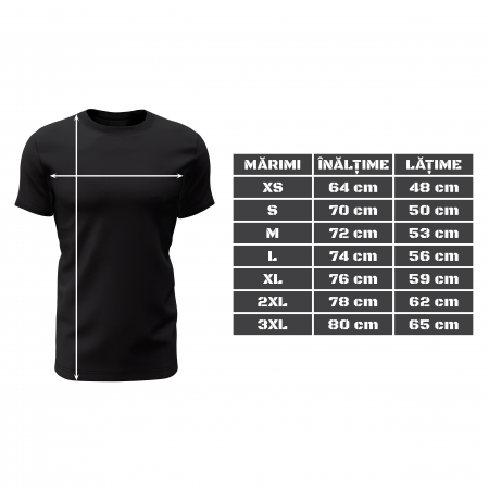 Craniu în Tricolor - Tricou Premium din Bumbac 100%, 190 GSM, Pre-Micșorat - Crem [4]