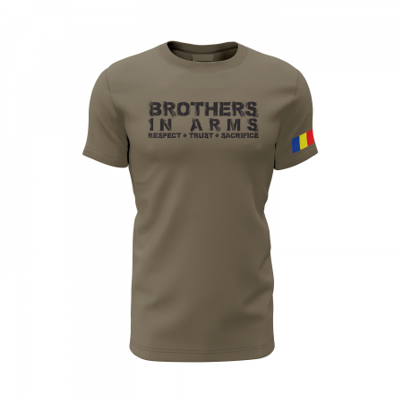 Frați de Arme - Tricou Premium din Bumbac 100%, 190 GSM, Pre-Micșorat - Army [1]