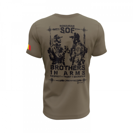 Frați de Arme - Tricou Premium din Bumbac 100%, 190 GSM, Pre-Micșorat - Army [3]