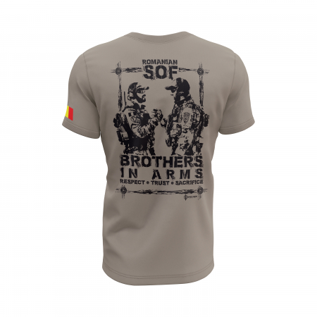 Frați de Arme - Tricou Premium din Bumbac 100%, 190 GSM, Pre-Micșorat - Zinc [3]